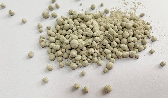 Mineral fertilizers are usually granular